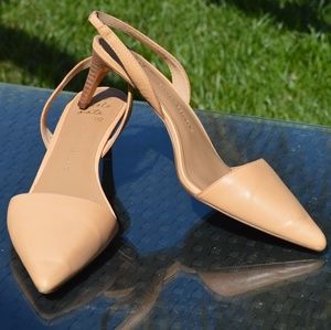 Banana Republic slingback kitten heels